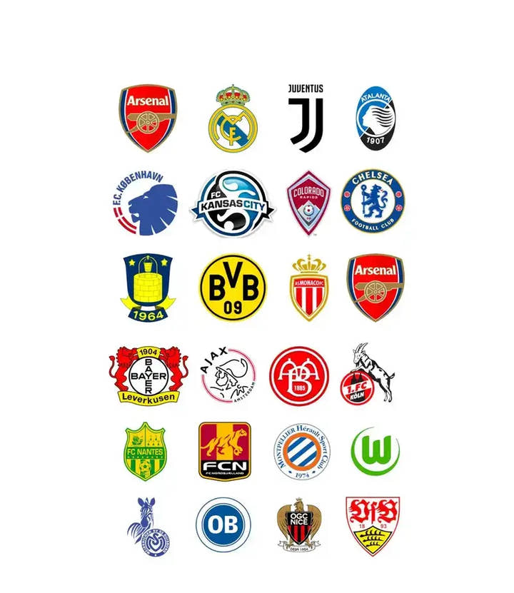Club logos using m-station football rebounders by munin sports