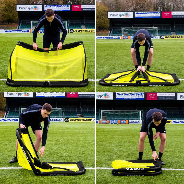 FORZA POD Goal – Pro Alu50 Folding Football Goal [4x Sizes]